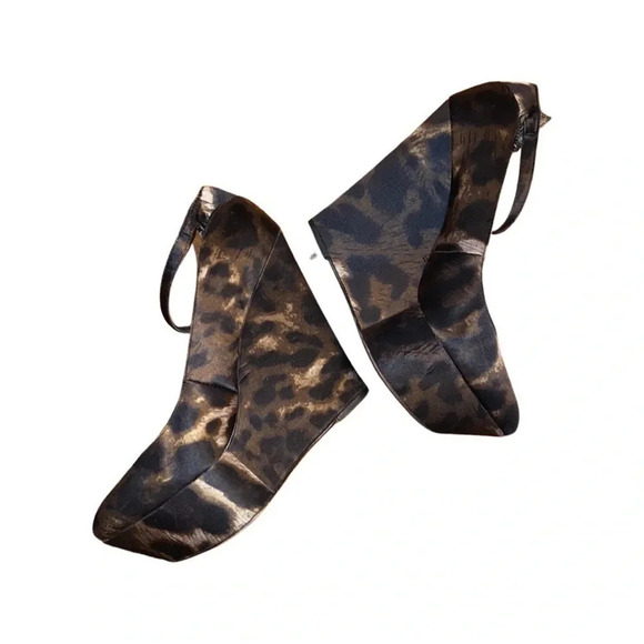 Sam Edelman Quinn Animal Print Mary Jane Wedge Platform Size 7.5 - Picture 6 of 6